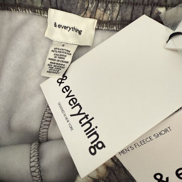 & Everything Men's Athletic Soft Fleece Camo Pattern Cotton Blend Sweat Shorts S - Picture 5 of 6